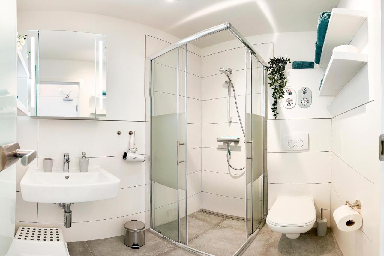 Fewo1846 Strandresidenz Wassersleben - Ostseenest - Modernes Studioapartment Mit Balkon Am Strand Harrislee Eksteriør bilde